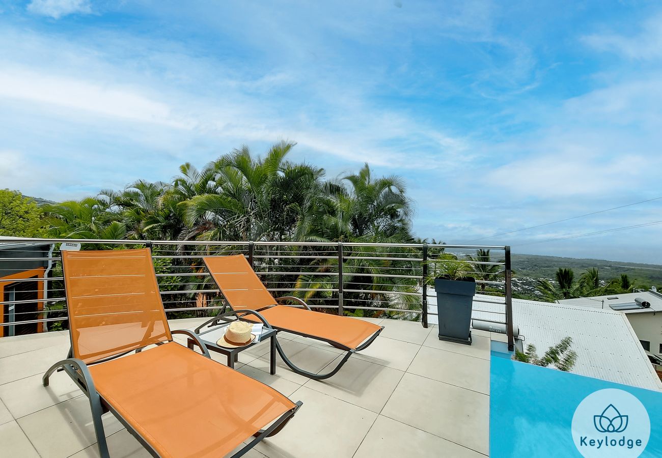 House in LES AVIRONS - Balcons du Sud, Villa Perle de l’Océan - Infinity pool with a sea view - Les Avirons