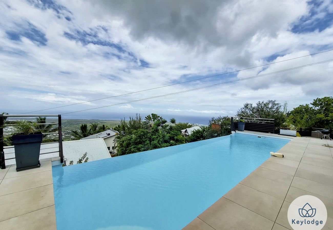 House in LES AVIRONS - Balcons du Sud, Villa Perle de l’Océan - Infinity pool with a sea view - Les Avirons