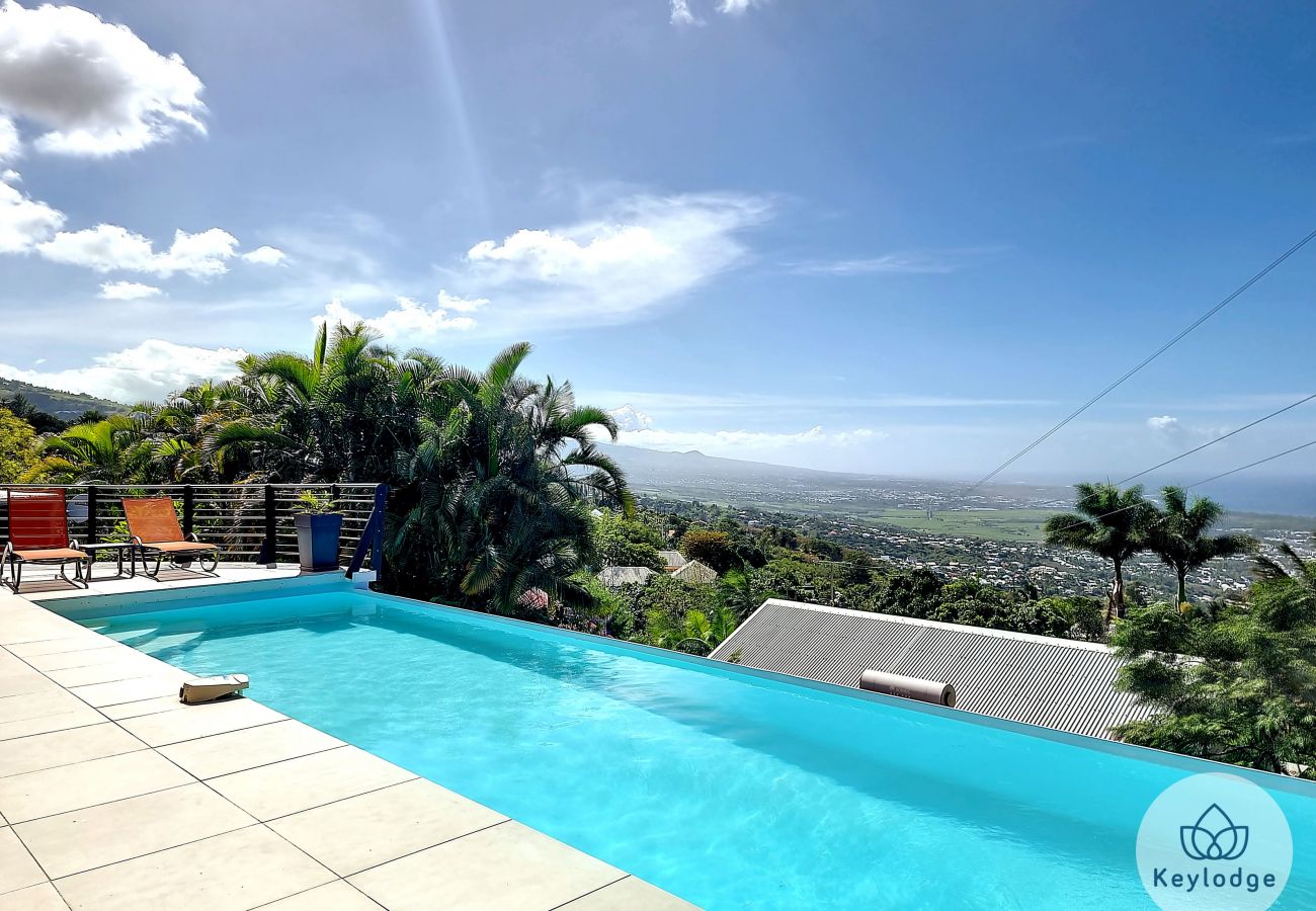 House in LES AVIRONS - Balcons du Sud, Villa Perle de l’Océan - Infinity pool with a sea view - Les Avirons