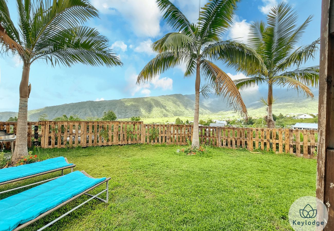 Bungalow à SAINT-LOUIS - Jardin de Montplaisir - Yucca – Bungalow 25m² avec vue sur la montagne – Saint-Louis